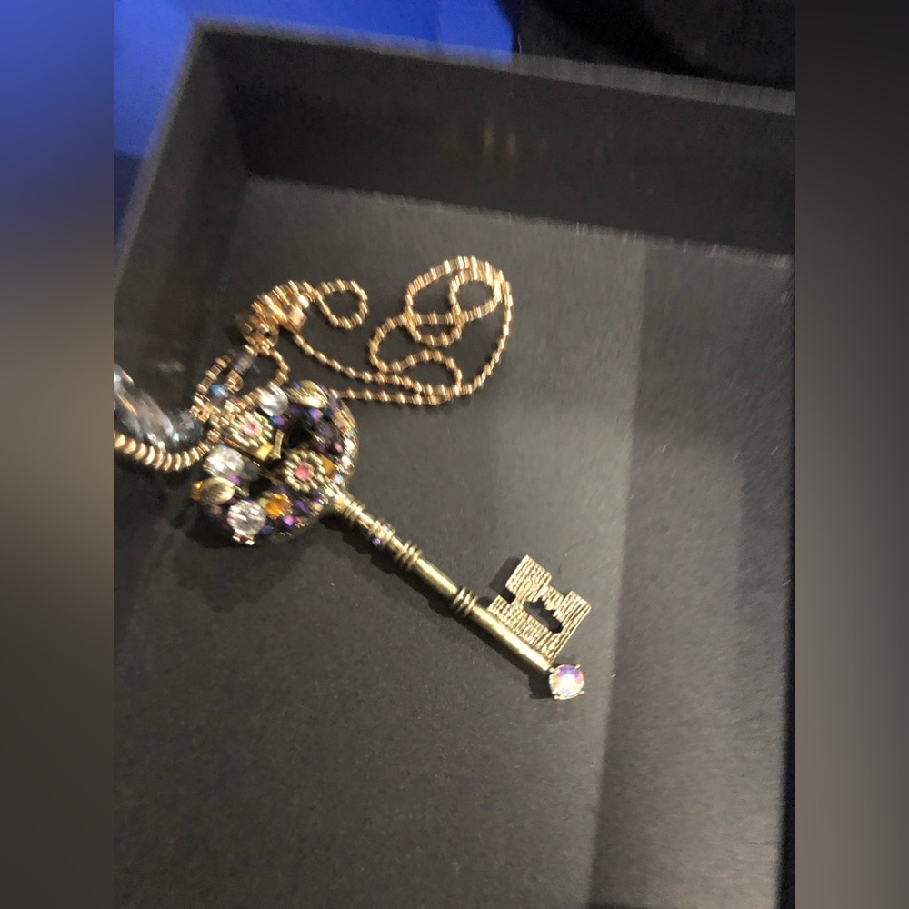 Betsey Johnson‎ Woven Cluster Key Long Pendant Necklace, 31'' new - Picture 13 of 13